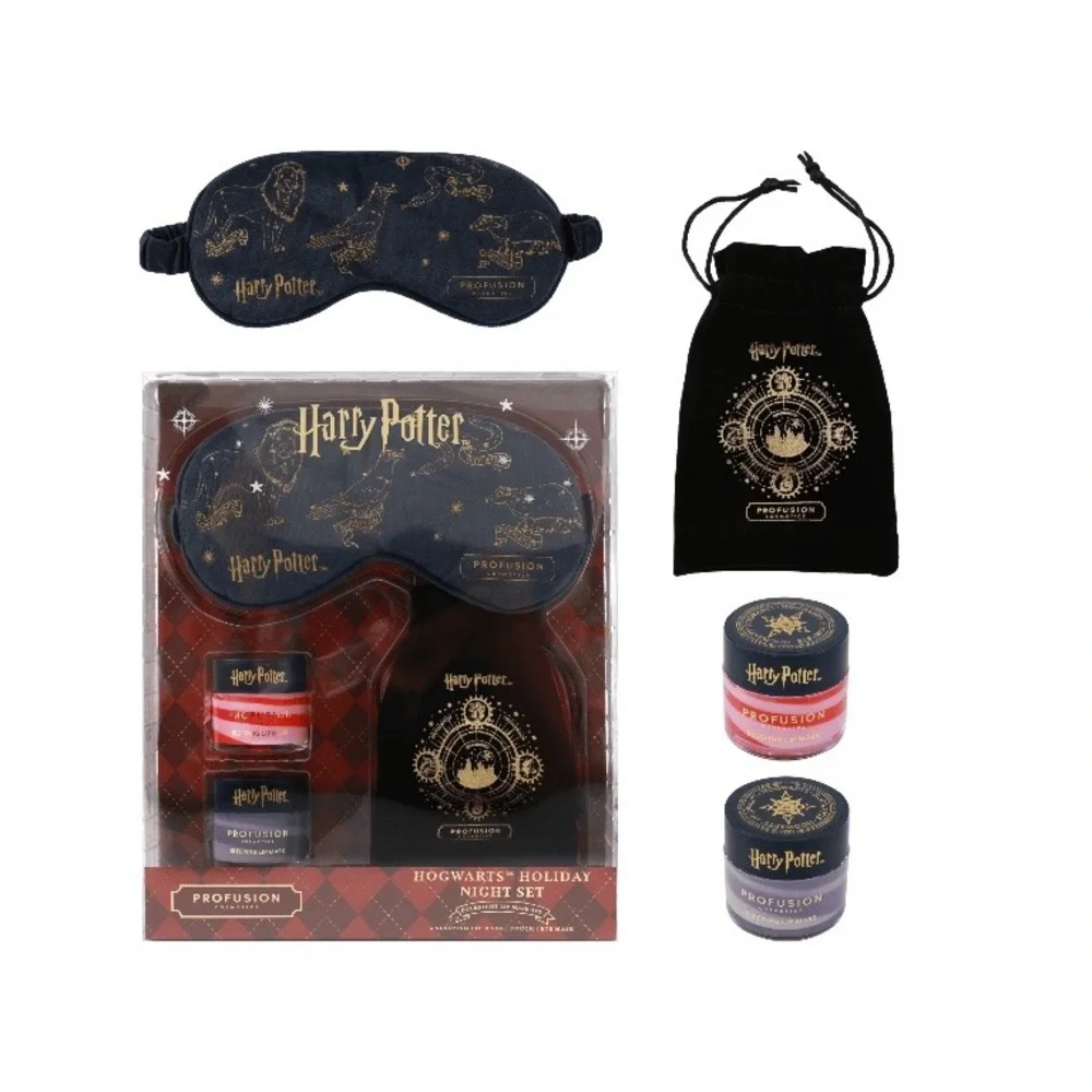 Hogwarts Holiday Night Set Harry Potter  Limited Edition w/ Harry Potter Mirror